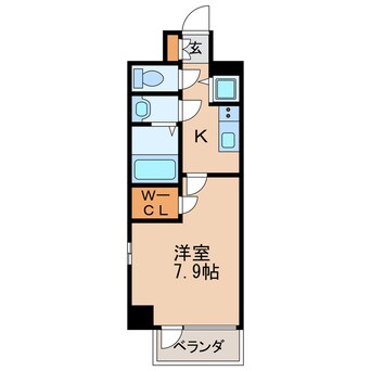 間取図 名鉄瀬戸線/清水駅 徒歩6分 11階 築4年