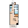 エスリード名城公園プライム 1Kの間取り