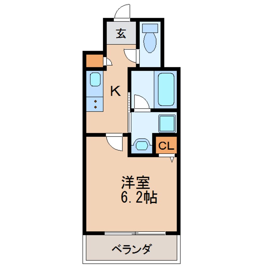 間取図 ディアレイシャス新栄