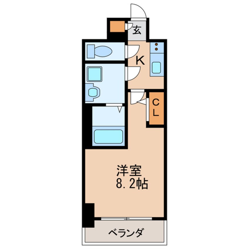 間取図 エスリード新栄プライム