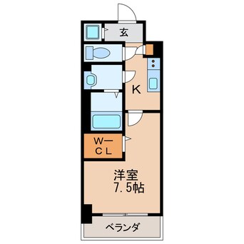 間取図 エスリード新栄プライム