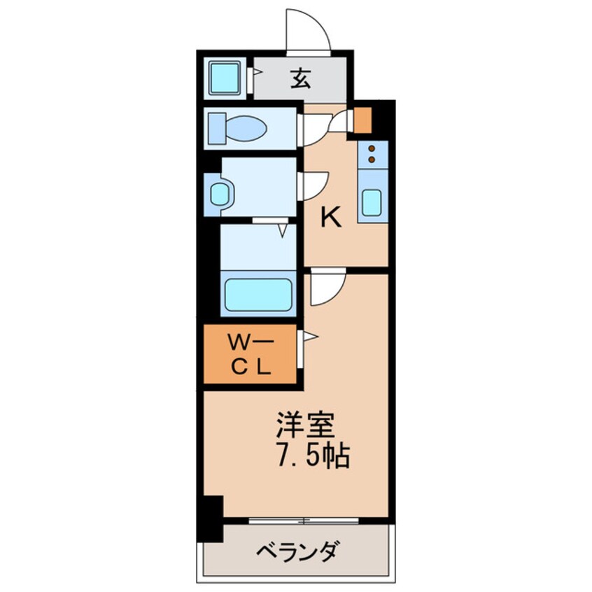 間取図 エスリード新栄プライム