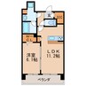 名古屋市営地下鉄桜通線/高岳駅 徒歩7分 4階 築4年 1LDKの間取り