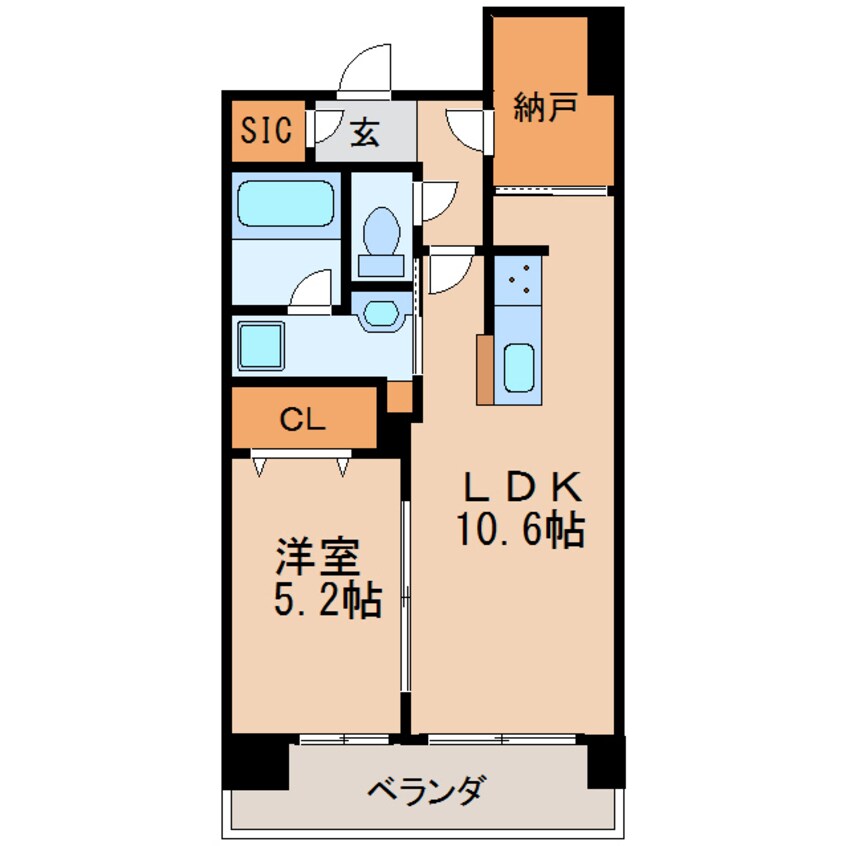 間取図 アースグランデ泉