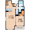 名古屋市営地下鉄鶴舞線/鶴舞駅 徒歩12分 4階 築4年 1LDKの間取り
