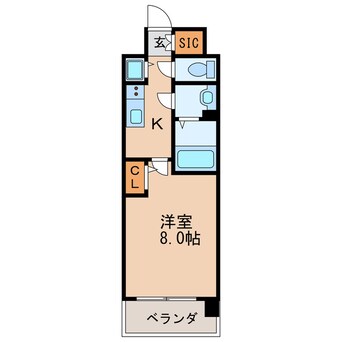 間取図 エスリード栄イーストスクエア