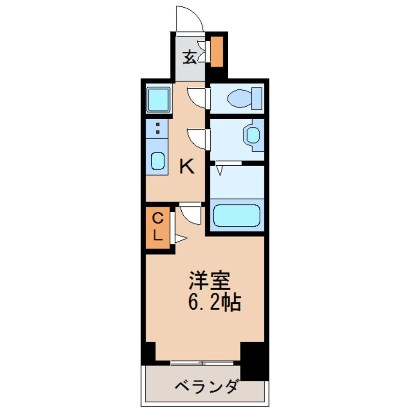 間取図 プレサンス葵デュリス