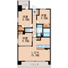 名古屋市営地下鉄東山線/栄駅 徒歩5分 5階 築4年 3LDKの間取り