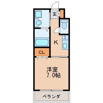 間取図 ラ・ルーシュ泉