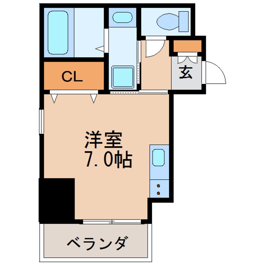 間取図 名古屋市営地下鉄桜通線/高岳駅 徒歩3分 3階 築16年