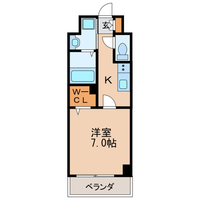 間取図 名古屋市営地下鉄東山線/千種駅 徒歩3分 4階 築3年
