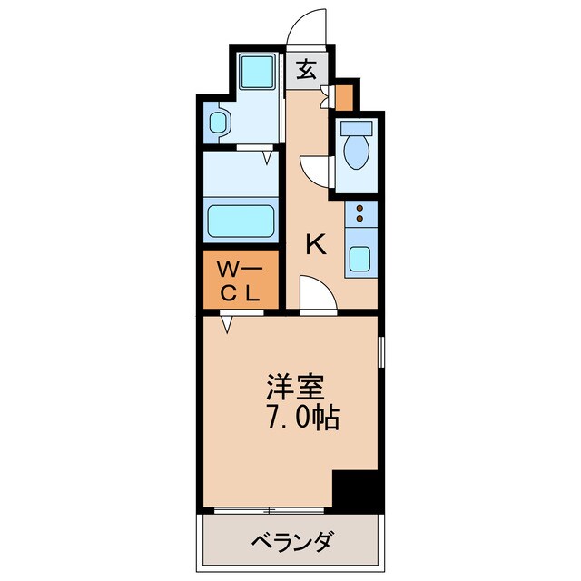 間取り図 名古屋市営地下鉄東山線/千種駅 徒歩3分 5階 築3年