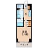 名古屋市営地下鉄名城線/矢場町駅 徒歩2分 8階 築5年 1Kの間取り