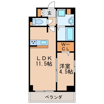 間取図 GRANDUKE代官町reverso