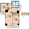 名古屋市営地下鉄桜通線/丸の内駅 徒歩4分 10階 築35年 2LDKの間取り
