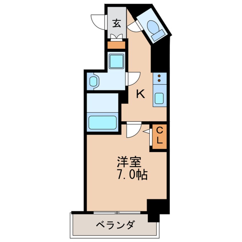 間取図 エスリード新栄テセラ