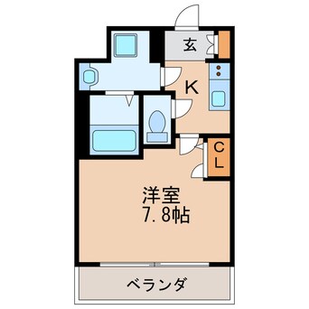 間取図 名古屋市営地下鉄鶴舞線/鶴舞駅 徒歩9分 6階 築3年