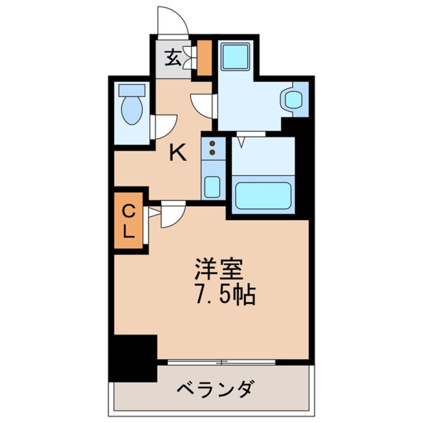 間取図 エスリード新栄テセラ