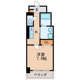 間取図 シェリール東桜