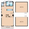 fメゾン代官町 1Rの間取り