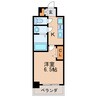 名古屋市営地下鉄名城線/矢場町駅 徒歩10分 8階 築3年 1Kの間取り