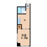 建商101ビル 1Kの間取り