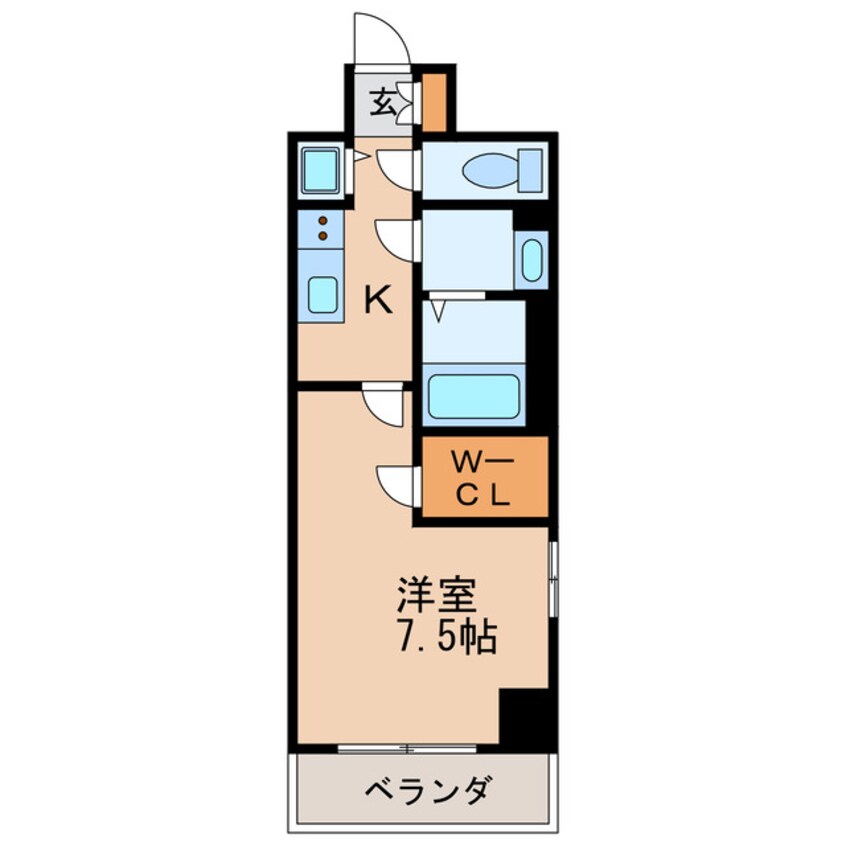 間取図 名古屋市営地下鉄桜通線/高岳駅 徒歩7分 10階 築3年