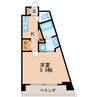 名古屋市営地下鉄鶴舞線/鶴舞駅 徒歩12分 7階 築3年 1Kの間取り