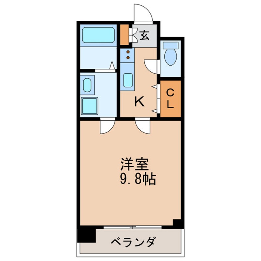 間取図 名古屋市営地下鉄鶴舞線/鶴舞駅 徒歩12分 5階 築3年
