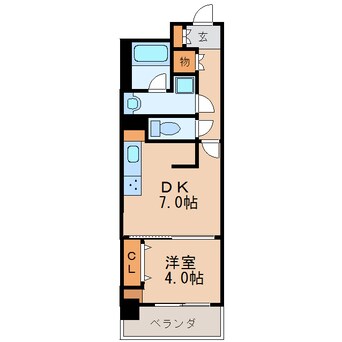 間取図 プレサンスロジェ栄ザ・レジデンス