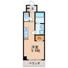 シーム・ドエル筒井 1Rの間取り