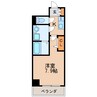 SHOKEN Residence名古屋＜泉＞ 1Kの間取り