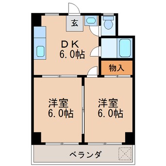 間取図 第3岬ビル