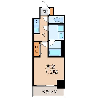 間取図 S-RESIDENCE丸の内駅前North