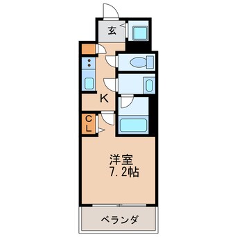 間取図 S-RESIDENCE丸の内駅前North