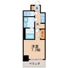 エス キュート 丸の内 1Kの間取り