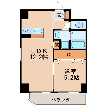 間取図 名古屋市営地下鉄鶴舞線/鶴舞駅 徒歩11分 7階 築1年