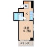 名古屋市営地下鉄東山線/伏見駅 徒歩6分 3階 築40年 1Kの間取り