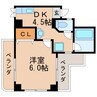 名古屋市営地下鉄桜通線/車道駅 徒歩6分 2階 築42年 1DKの間取り