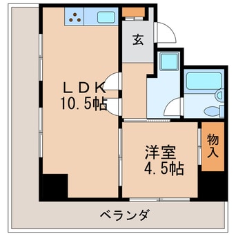 間取図 名古屋市営地下鉄名城線/矢場町駅 徒歩11分 8階 築40年