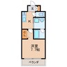名古屋市営地下鉄名城線/久屋大通駅 徒歩6分 8階 築18年 1Kの間取り