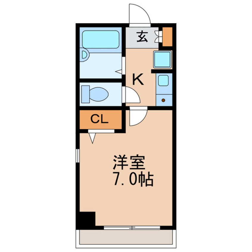 間取図 第6ハセビル