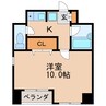 名古屋市営地下鉄鶴舞線/鶴舞駅 徒歩13分 5階 築28年 1Kの間取り