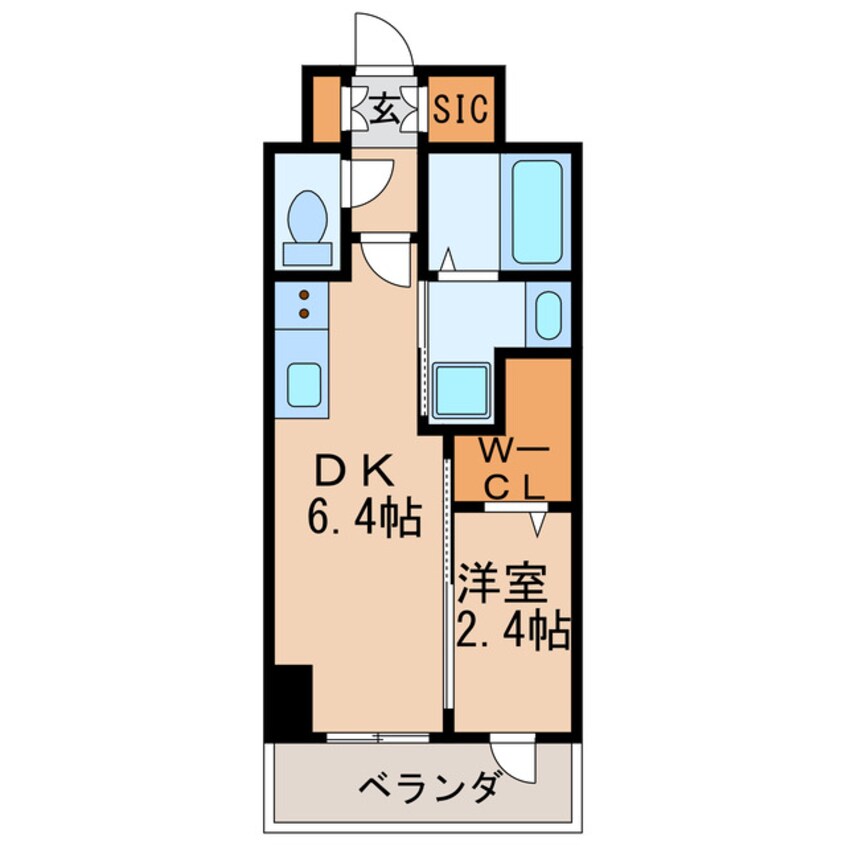 間取図 名古屋市営地下鉄東山線/千種駅 徒歩5分 10階 築1年