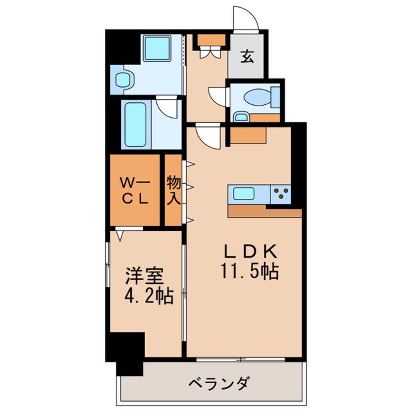 間取図 ルフレイユ 泉 久屋大通公園