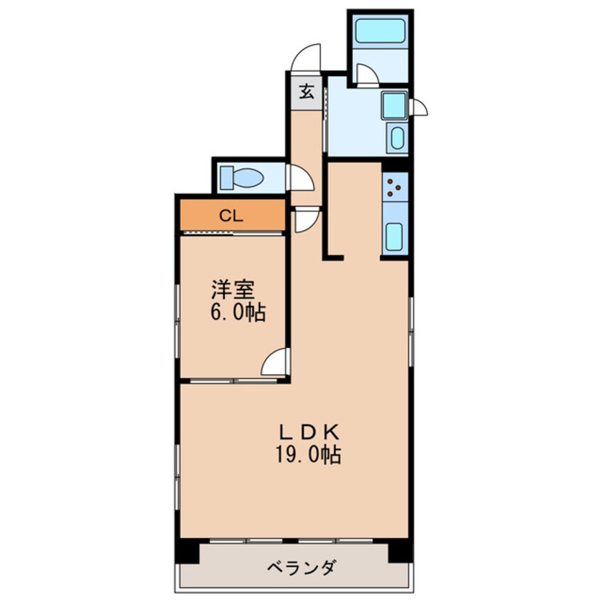 間取図 プルミエール錦