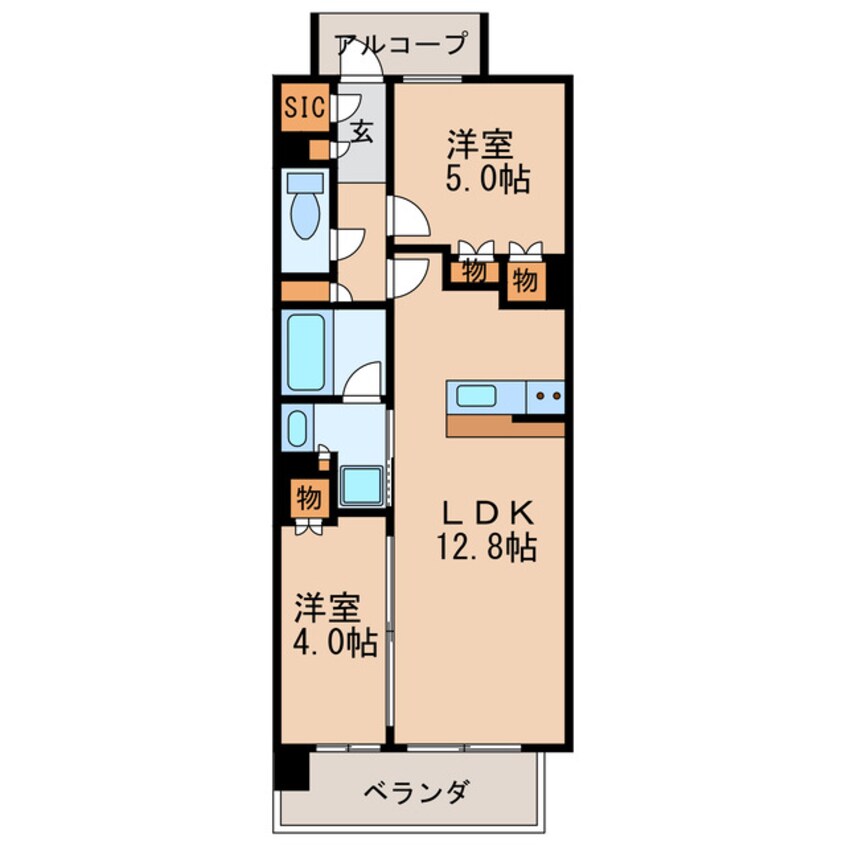 間取図 GRANPASEO丸の内