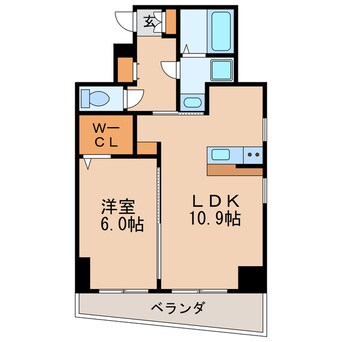 間取図 名古屋市営地下鉄桜通線/高岳駅 徒歩7分 3階 築1年