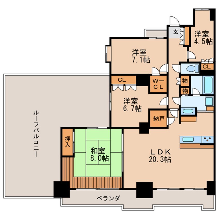 間取図 瑞穂日向パークホームズ