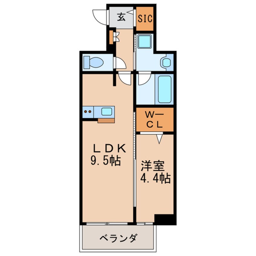 間取図 TENAS泉